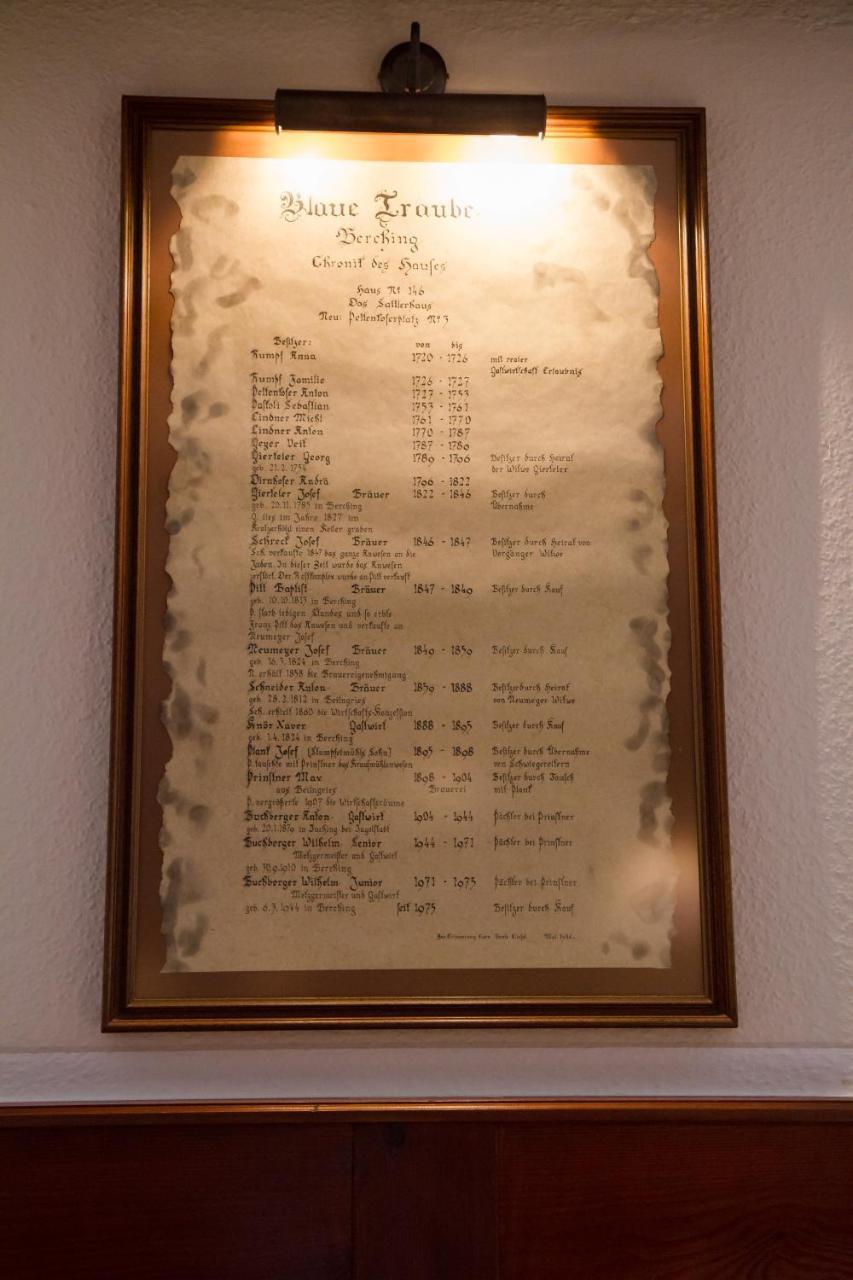 Hotel-Gasthof Blaue Traube E.K. แบร์คิง ภายนอก รูปภาพ